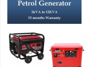 Petrol Generator (Solong) Brand Solong, rated power 10kVA/12