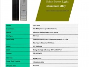 Solar Street Light 30watts to 300Watts