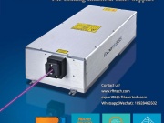 The high-power nanosecond ultraviolet laser engraves the mar