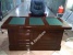 Top leather office table size ; 3/5 feet.