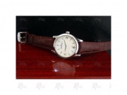 Jaeger LeCoultre Brown Leather Strap Watch
