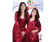 Stylish Dark Maroon Nigh-ware Nighty 466B